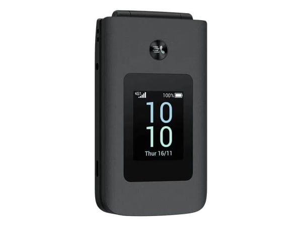 TCL OneTouch 4043, Simpukka, Kaksois-SIM, 8,13 cm (3.2"), 2 MP, 1380 mAh, Harmaa