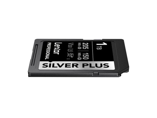 Lexar Professional SDXC SilverP UHS-I, 1 TB, SDXC, UHS-I, 205 MB/s, 150 MB/s, Sort
