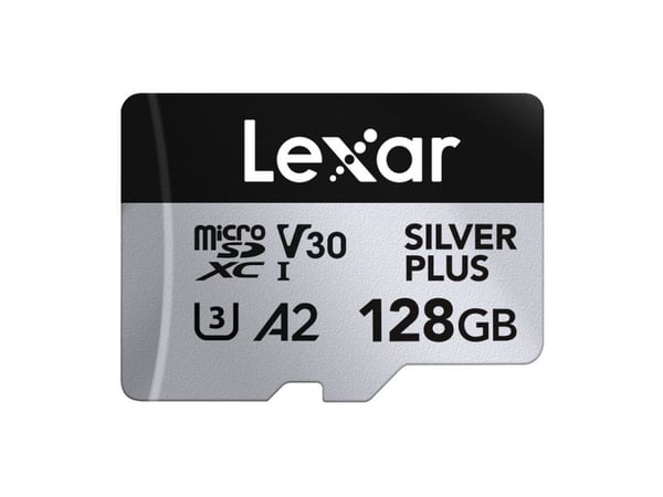 Lexar Professional SILVER PLUS, 128 GB, MicroSDXC, Klasse 3, UHS-I, 205 MB/s, 150 MB/s