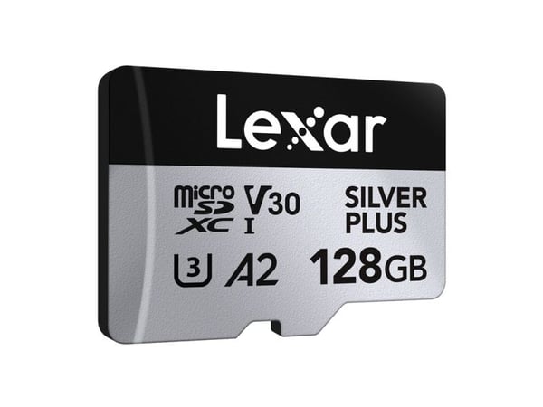 Lexar Professional SILVER PLUS, 128 GB, MicroSDXC, Klasse 3, UHS-I, 205 MB/s, 150 MB/s