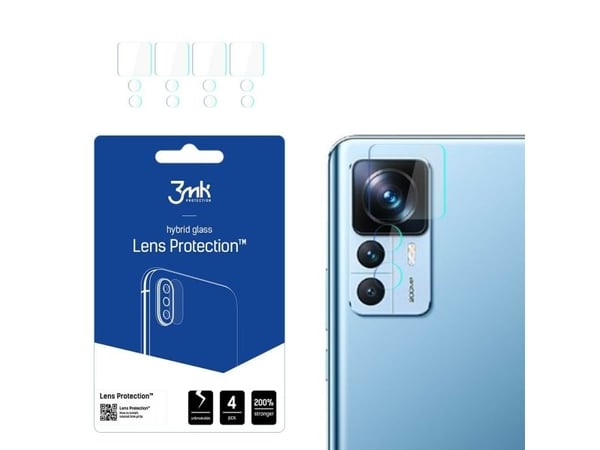 3MK Hybridilasi kameran linssille 3MK Lens Protect Xiaomi 12T/12T Pro [4 PACK]