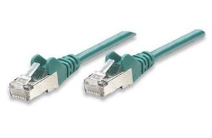 Intellinet 20m Cat6, 20 m, Cat6, U/UTP (UTP), RJ-45, RJ-45, Grønn