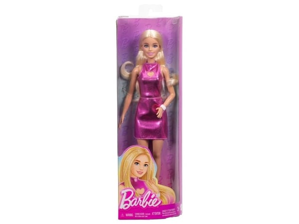 Barbie Fashionista Doll Pink Dress Heart Cutout