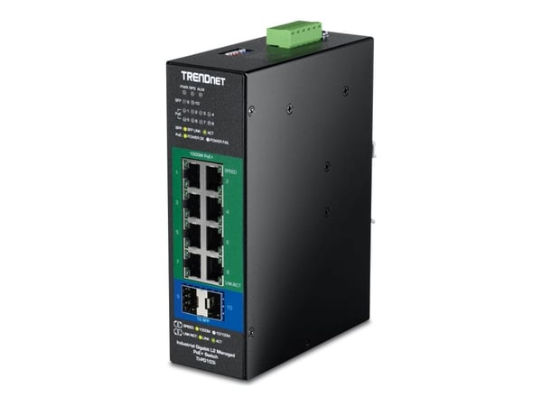 Trendnet TI-PG103I, Hallittu, Gigabit Ethernet (10/100/1000), Power over Ethernet -tuki, Telineasennus