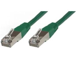 MicroConnect - Nettverkskabel - RJ-45 (hann) til RJ-45 (hann) - FTP - CAT 6 - med støvel - grønn