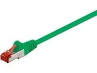 MicroConnect - Nettverkskabel - RJ-45 (hann) til RJ-45 (hann) - FTP - CAT 6 - med støvel - grønn