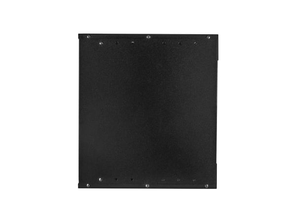 19" väggmonteringsbox ECO, 4U, monterad, svart
