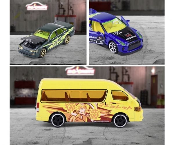 Majorette Japan Deluxe 6 tyyppiä