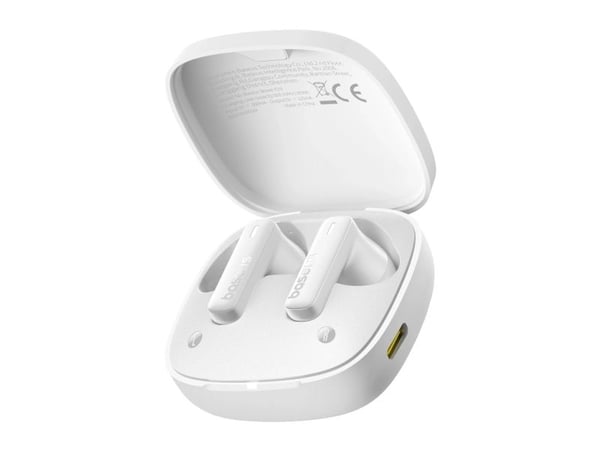 Baseus Bowie E19, True Wireless Stereo (TWS), Puhelut/Musiikki, Kuulokkeet, Valkoinen