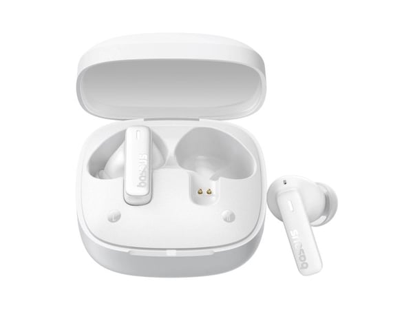 Baseus Bowie E19, True Wireless Stereo (TWS), Puhelut/Musiikki, Kuulokkeet, Valkoinen