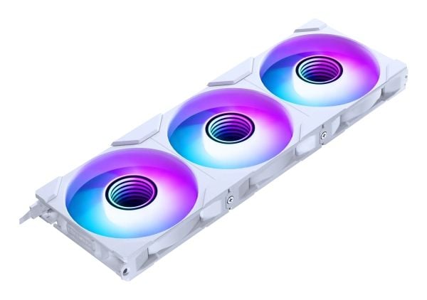 Phanteks M25G2-120 - Lådfläkt - 120 mm - vit (paket om 3)