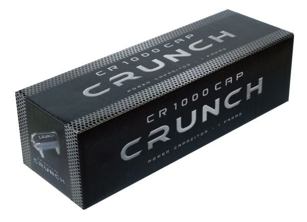 Crunch CR1000CAP, Lieriömäinen, DC, 1 kpl, Musta, Harmaa, Läpinäkyvä, 1000000000 nF, 11 - 14.5 V
