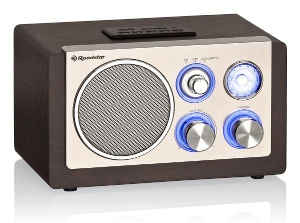 Roadstar HRA-1345NUSWD, Personlig, Analog, FM, 2 W, Tre, Rotasjon