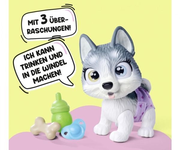 Simba-figur Skjem bort Petz Husky-figur