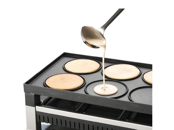 Solis 7611210977476, 8 person(er), Rustfritt stål, Svart, Hvit, Rektangulær, 275 x 565 mm, Rotasjon