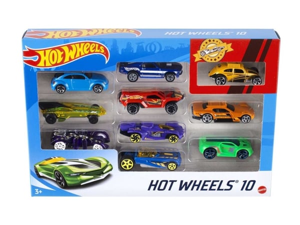 Mattel HOT WHEELS Kymmenen auton mallisarja, 54886