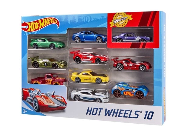 Mattel HOT WHEELS Kymmenen auton mallisarja, 54886