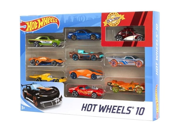 Mattel HOT WHEELS Kymmenen auton mallisarja, 54886