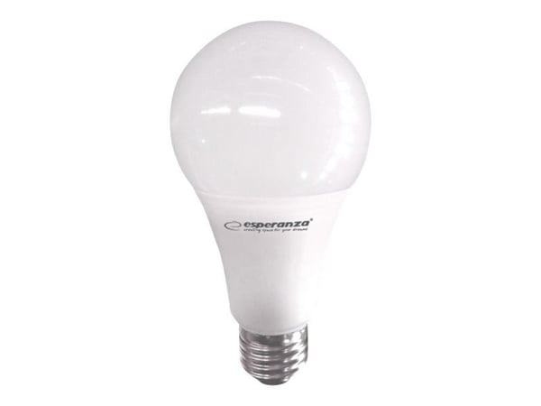 Esperanza - LED-lyspære - form: A70 - E27 - 16 W (ekvivalent 90 W) - klasse A+ - varmt hvitt lys - 3000 K