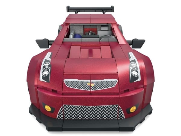 MEGA Hot Wheels Showcase Cadillac ATS-V R, Byggesett, 13 år, Plast, 319 stykker, 950 g