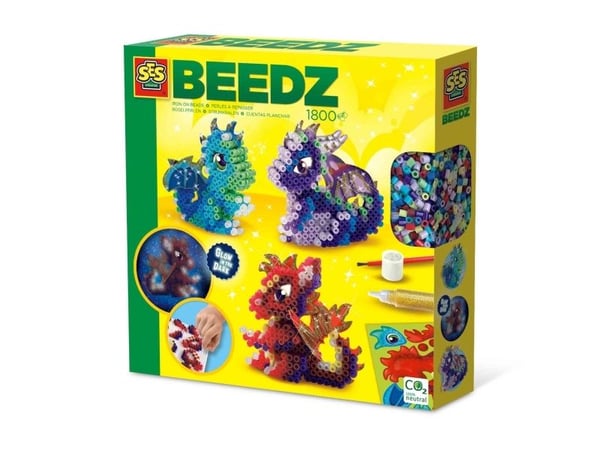 SES Creative Beedz 06208, 1800 kpl, 5 vuosi/vuosia, Poika/tyttö, Lapsi, Monivärinen, Ei alle 36-kuukauden ikäisille lapsille