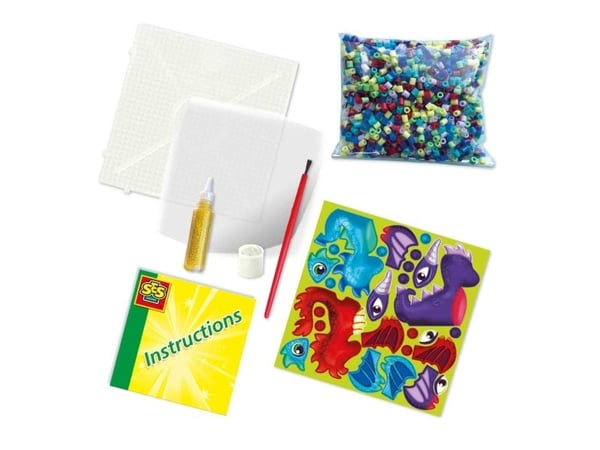 SES Creative Beedz 06208, 1800 kpl, 5 vuosi/vuosia, Poika/tyttö, Lapsi, Monivärinen, Ei alle 36-kuukauden ikäisille lapsille