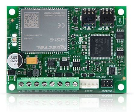 Satel INT-GSM LTE, Laajennusmoduuli, Vihreä, Langallinen, 12 V, -10 - 55 °C, 80 mm