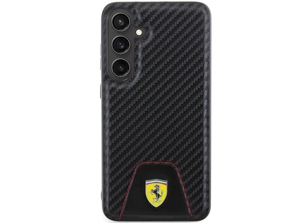 Ferrari 3666339242572, Mobilskal, Samsung, Galaxy S24+, 17 cm (6.7"), Svart