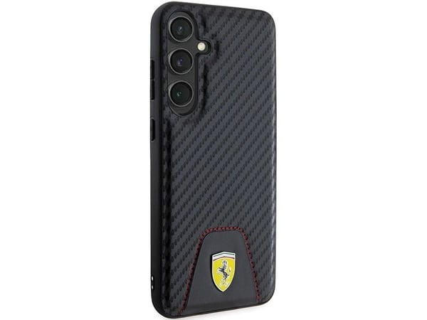 Ferrari 3666339242572, Mobilskal, Samsung, Galaxy S24+, 17 cm (6.7"), Svart