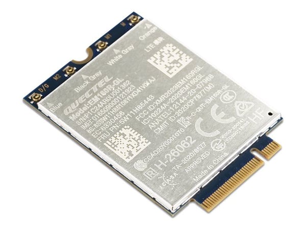Quectel EM160R-GL - Trådlöst mobilmodem - 4G LTE Advanced - M.2 Card - 1 Gbps - för P/N: 21RH0013GE, 21SA004BGE