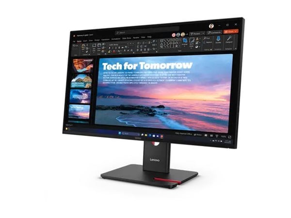 Lenovo ThinkVision T27qd-40 - LED-skjerm - 27" - 2560 x 1440 QHD @ 120 Hz - IPS - 350 cd/m² - 1500:1 - HDR10 - 4 ms - HDMI, DisplayPort, USB-C - ek...