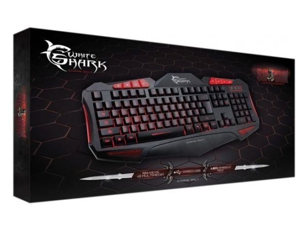 WHITE SHARK maistiainen SHOGUN GK1621 rød DK-layout