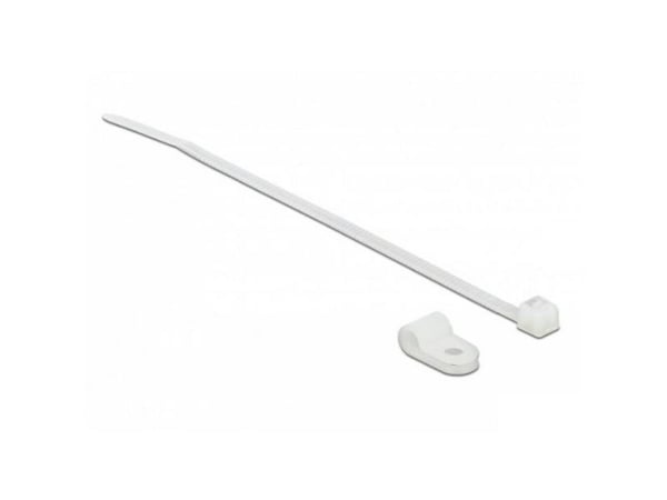 Delock - Kabelbinder - 15 cm - vit