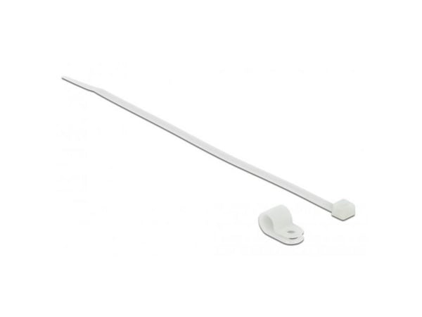 Delock - Kabelbinder - 25 cm - vit