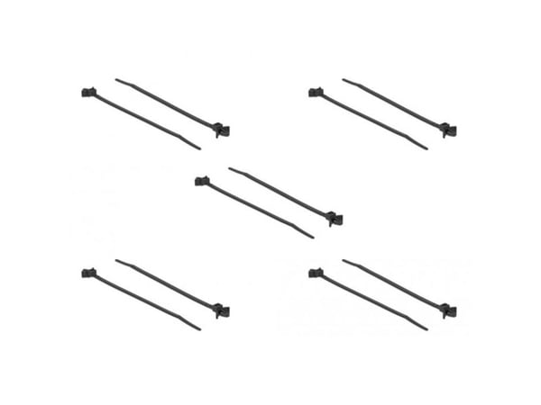 DeLOCK 18895, Avattava johdinside, Nailon, Musta, V2, -40 - 85 °C, 16 cm