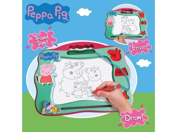 PEPPA ACTIVITY TRAVEL magnetisk skrivplatta