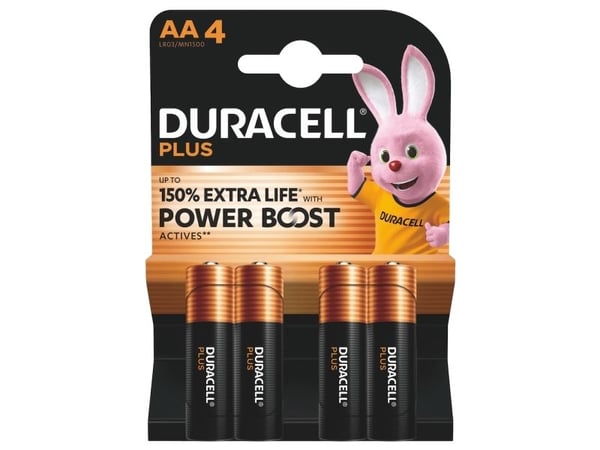 Duracell BASIC LR6, Engångsbatteri, LR06, Alkalisk, 1,5 V, 4 styck