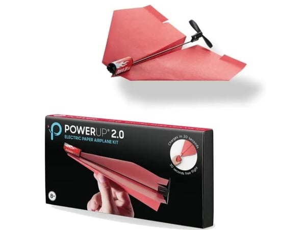Power Up PowerUp Flyg 2.0: elektrisk svala röd