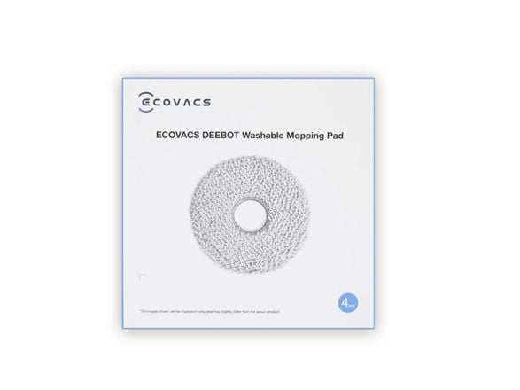 ECOVACS Runde Gulvvaskepads til N30 PRO - 4-pak