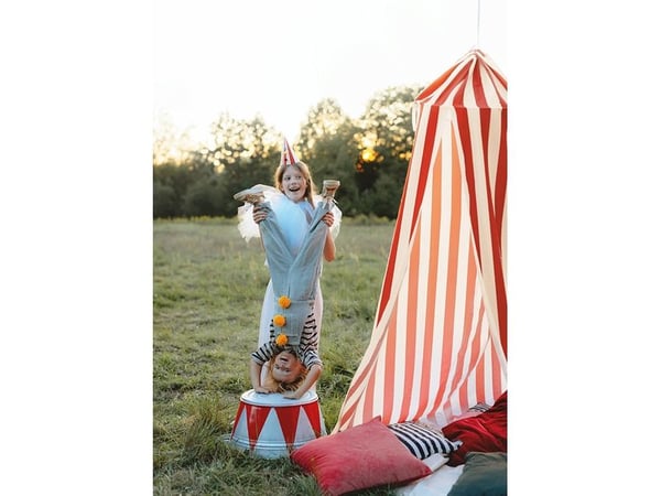 PartyDeco BAL1, Punainen, Valkoinen, Kuvio, 2320 mm, 60 cm, 1 kpl