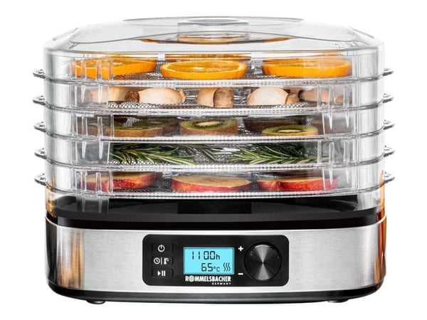 Rommelsbacher DA 350 - Matdehydrator - 350 W - rustfritt stål