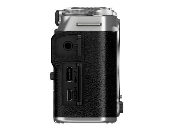 Fujifilm X Series X-M5 - Digitalkamera - spegellöst - 26.1 MP - APS-C - 6.2K / 29.97 fps - endast stomme - Wi-Fi, Bluetooth - silver