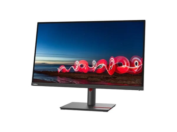 Lenovo ThinkVision T27i-30 - LED-skjerm - 27" - 1920 x 1080 Full HD (1080p) @ 60 Hz - IPS - 300 cd/m² - 1000:1 - 4 ms - HDMI, VGA, DisplayPort - svart