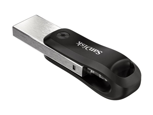 SanDisk iXpand Go - USB-flashstasjon - 64 GB - USB 3.0 / Lightning - for Apple iPad/iPhone (Lightning)
