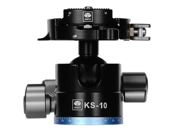 Sirui Kugelkopf KS-10, kulehode, svart, aluminium, 15 kg, 3/8-16", 360°