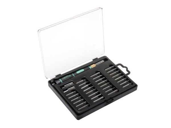 Ruuvimeisseli vaihdettavilla terillä (32 kpl), Pro'sKit