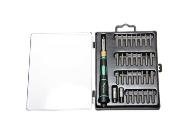 Ruuvimeisseli vaihdettavilla terillä (32 kpl), Pro'sKit