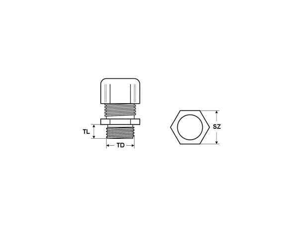 Helukabel HELUTOP® HT 93913 Kabelforskruning M40 Polyamid Gråhvid (RAL 7035) 1 stk