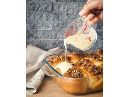 Pyrex 263B000, 0,5 l, Glass, Rød, Gjennomsiktig, -40 - 350 °C, 120 mm, 120 mm