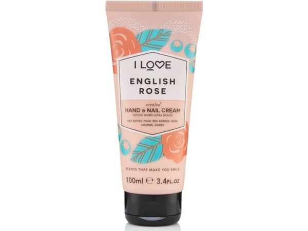 I love I Love duftende hånd- og neglekrem English Rose 100 ml
